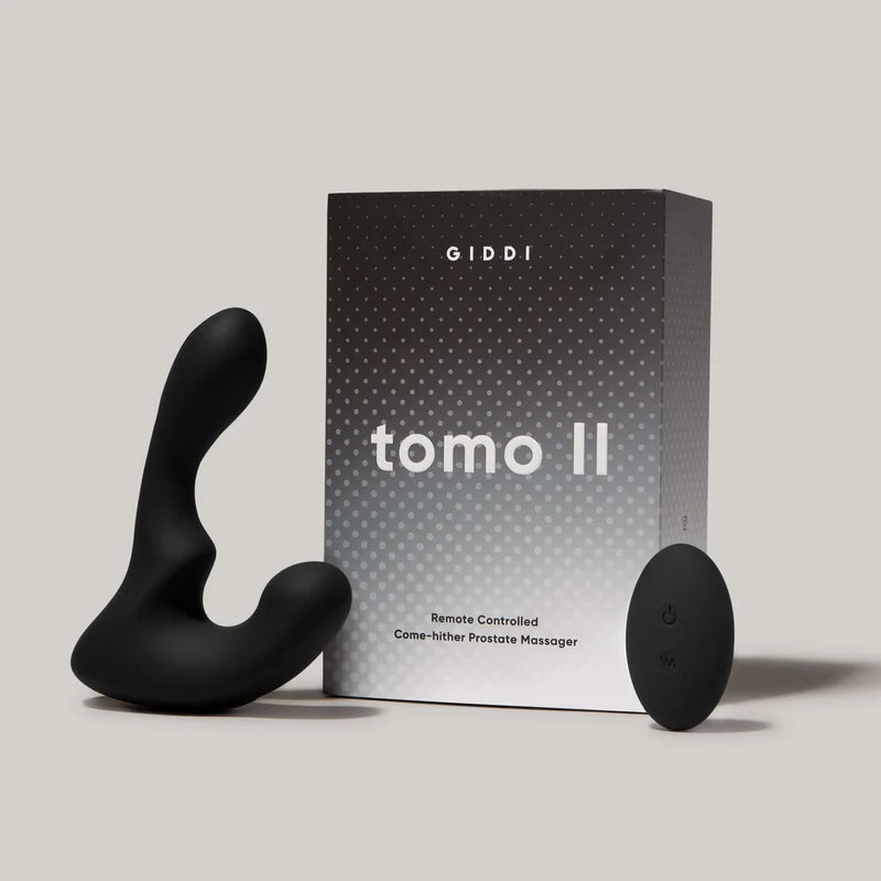 giddi tomo come hither prostate massager with remote control and box