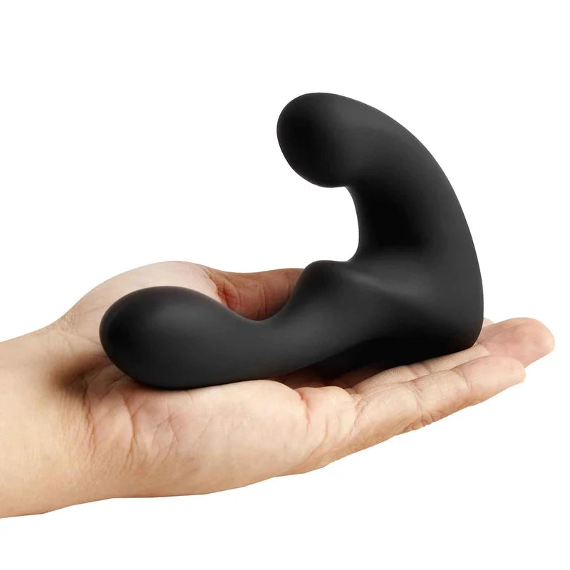 giddi tomo come hither prostate massager held in hand on white background