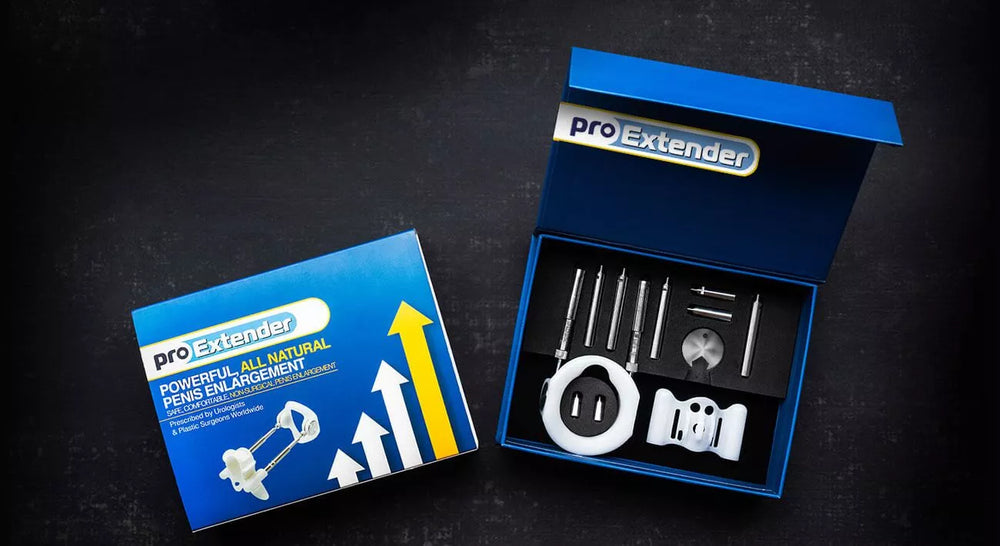 proextender penis extender with box and accessories
