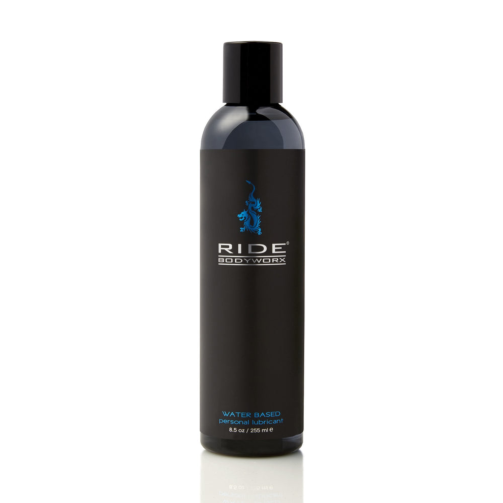 
                  
                    ride bodyworx water based personal lubricant 8.5oz bottle front side
                  
                